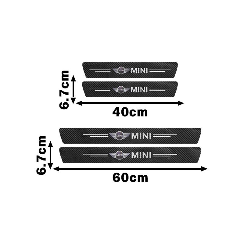 1/4/5Pcs Car Door Threshold Protective Sticker Anti Scratch Waterproof Decal For Mini Cooper F54 F55 F56 F57 F60 R50 R52 R53 R55
