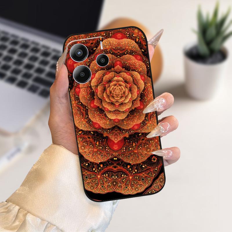 Phone Case For Redmi Note14 Silicone TPU Phone Coque Cover Cases For Redmi Note 14 4G Fashion Soft Protective Bumper Fundas Bags