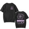 DAS AUGE ZWISCHEN TEE Architekten Schweres Unisex-Band T-Shirt Baumwolle Lässig Locker Männer T-Shirts Grunge Unisex Streetwear Unisex Kleidung