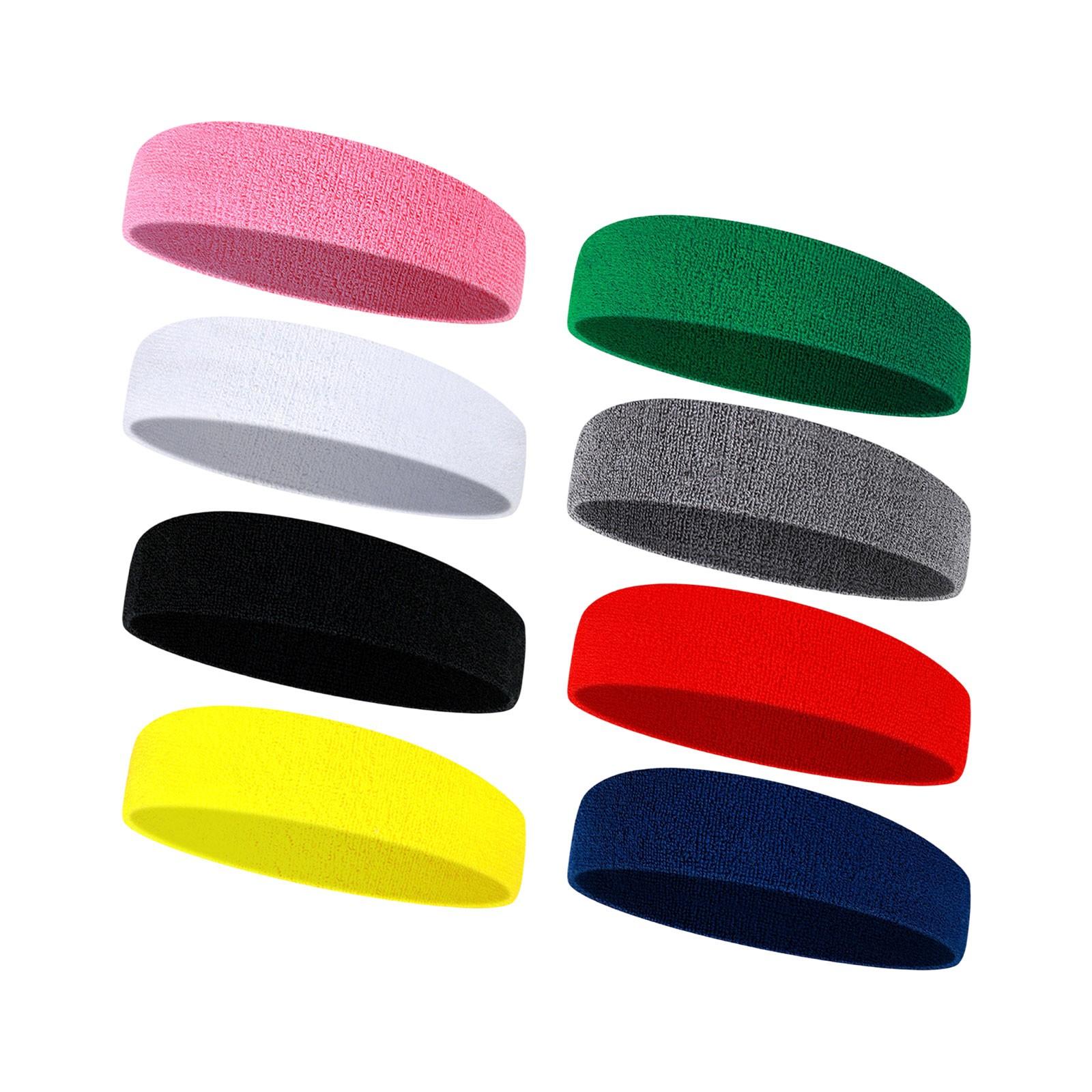 

Набор из 8 спортивных повязок на голову (Впитывание влаги) One Size
