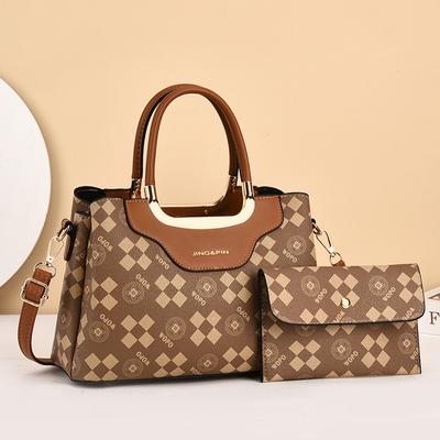 Large Ladies Designer Tote Bag Shoulder Handbag Luxury Leather Retro Party Bag Commuter Women's Crossbody Bags Fashion Handbag