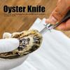 Stainless Steel Oyster Knifes Wear‑Resistance Long Handle Oyster Shucker Multifunctional Workmanship Seafood Opener