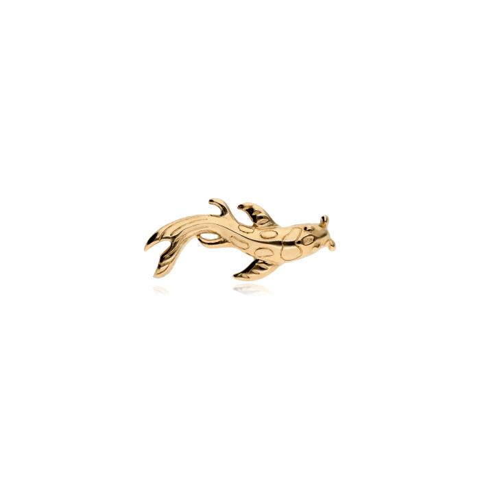 14K Gold Koi Fish Cap - Gd14K-002