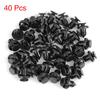 uxcell 40pcs Front Bumper Push Plastic Clips for Honda
