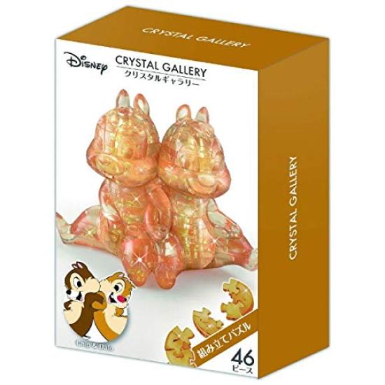 HANAYAMA Crystal Gallery Transparent 3D Jigsaw Puzzle Disney Chip Dale Figures Interior Decor Ages - & Crystal-like - - 7+