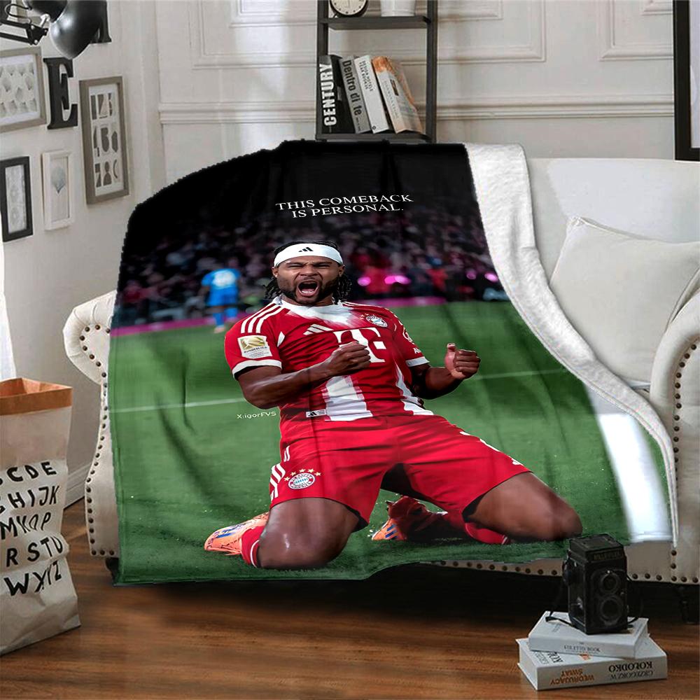 Player Jersey Blankets Flannel Printed Breathable Warm Throw Blanket for Home Office Bedspreads 0708a68