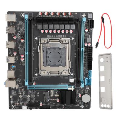 X99 Motherboard 4 Channel DDR4 NVME M.2 PCIe 16X Gen 3.0 Multi Phase Power ATX Motherboard for Desktop Computer Gaming