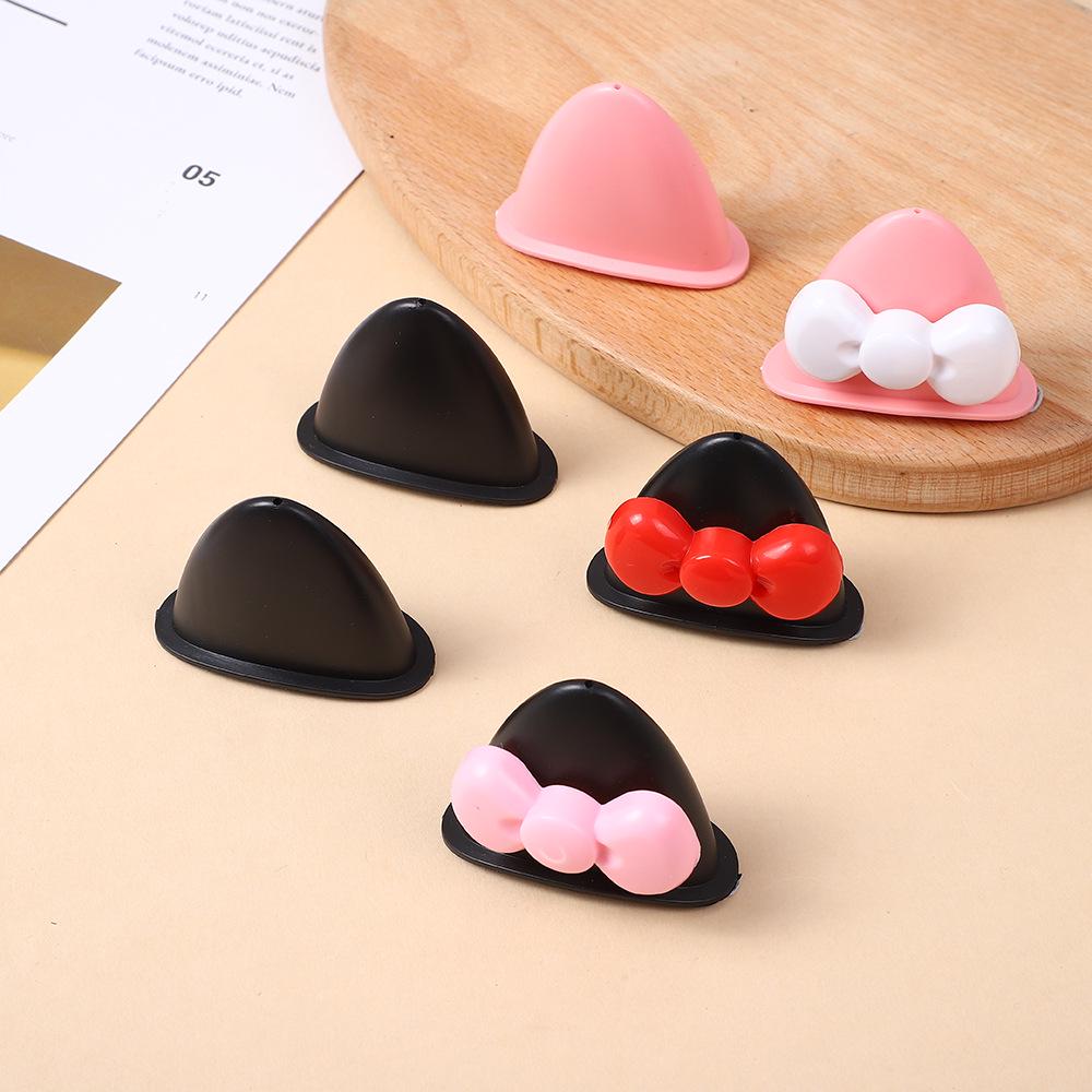 Universal Kitty Cat Helmet Ears & Bow Decoration for Kids' Helmets