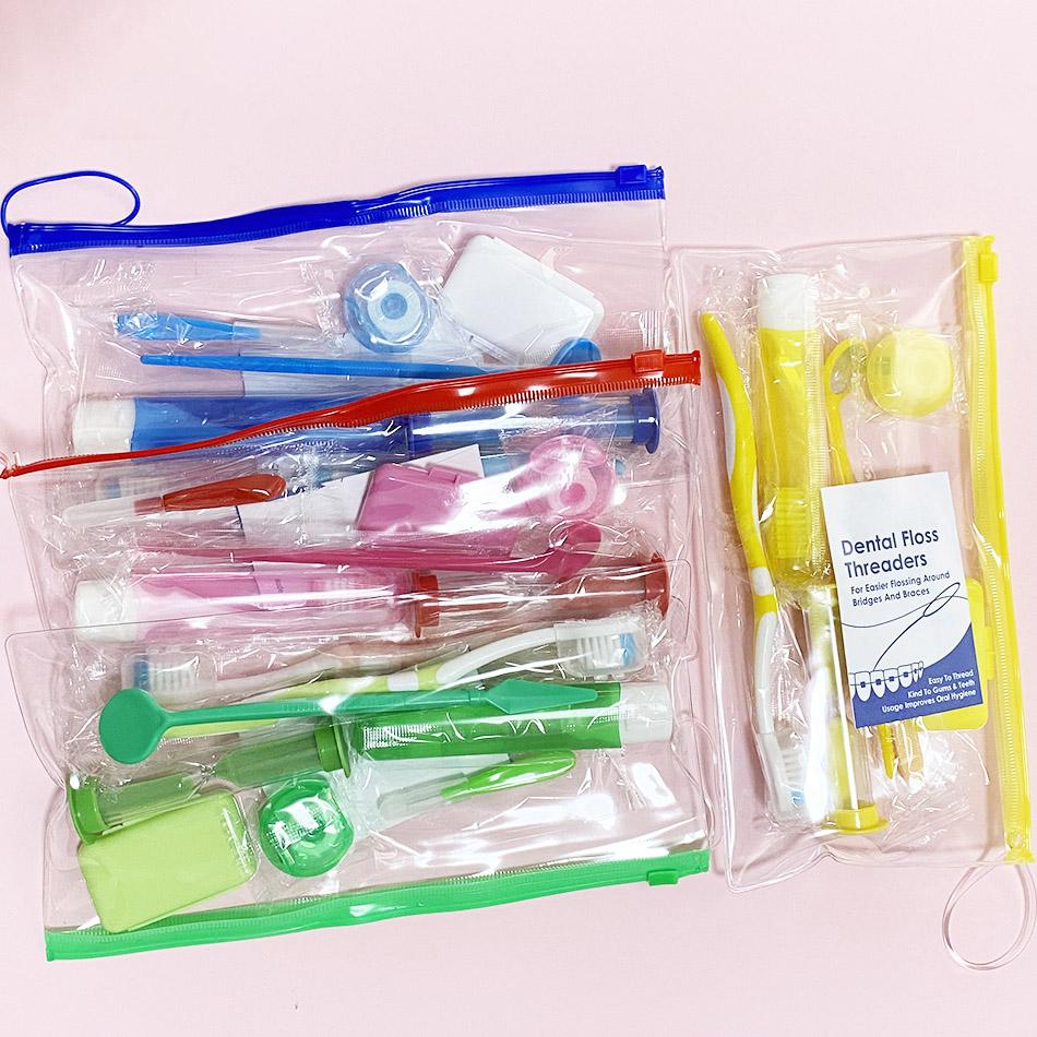 1 Pack Dental Orthodontic Reise-Set Orthodontische Zahnbürste Mundpflege Hygiene
