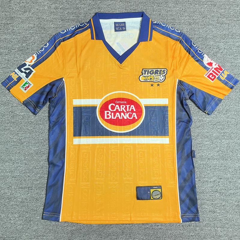 Vintage unpopular classic jersey Chivas Mexico America Monterrey football jersey home and away long-sleeved loose version S