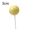 Gold & Silver Ball Cake Decoration Set, 3cm Beads for Dessert Table Decor