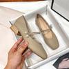 Fashion Square Toe Thick Heel Mary Jane Shoes for Women In Spring 2025 New Retro French Shallow Mouth Low Heel Daily Casual Single Shoe