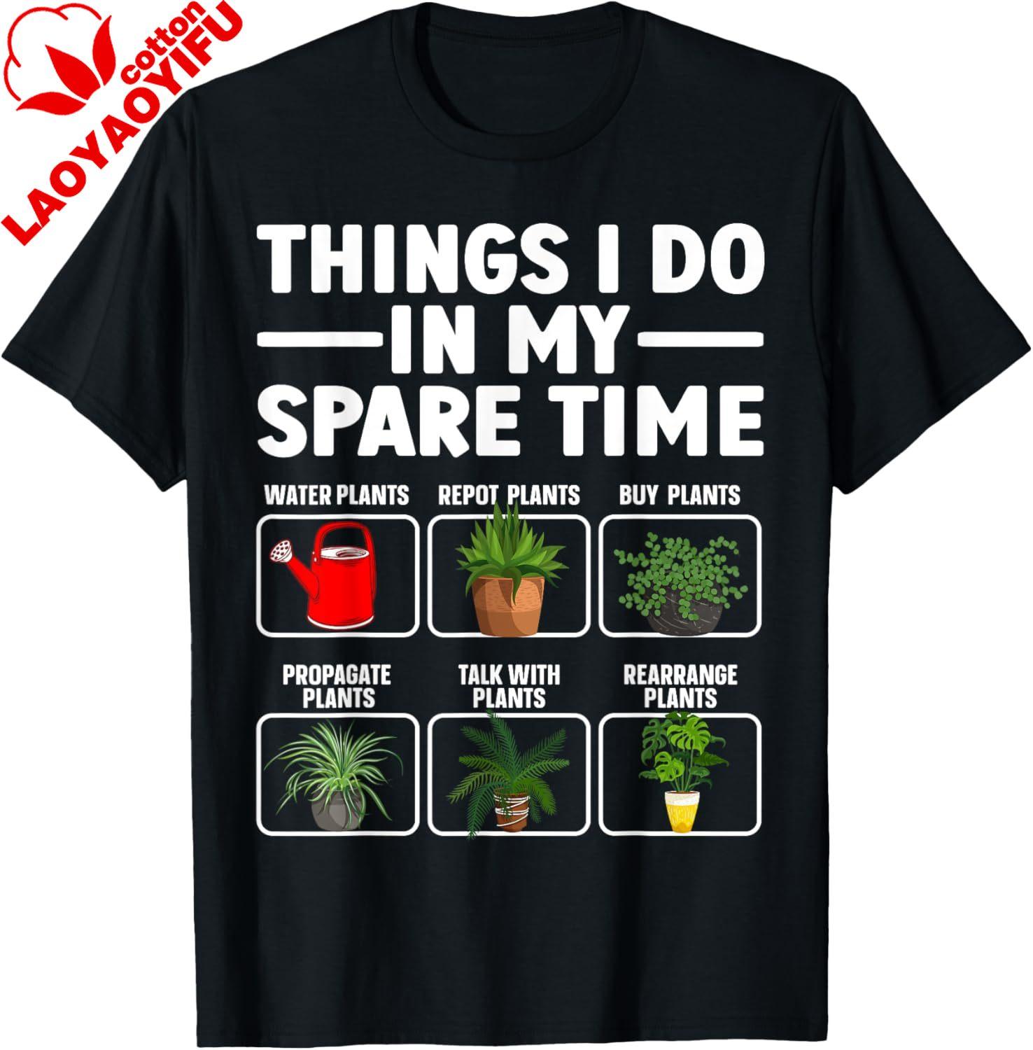 Funny Plant Art for Unisex Women Gardener Plant Lover Gardening TShirt Cotton Casual Short Sleeve Unisexs T Shirt Ropa Hombre S