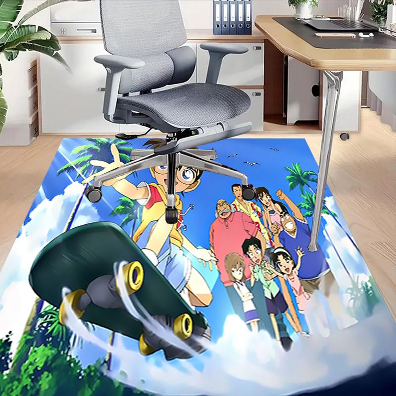 1pc Detective Conan Mystery Carpet for Playroom Bedroom Living Room Sofa Home Decor,kids Game Area Rug Non-slip Floor Mat Y72324