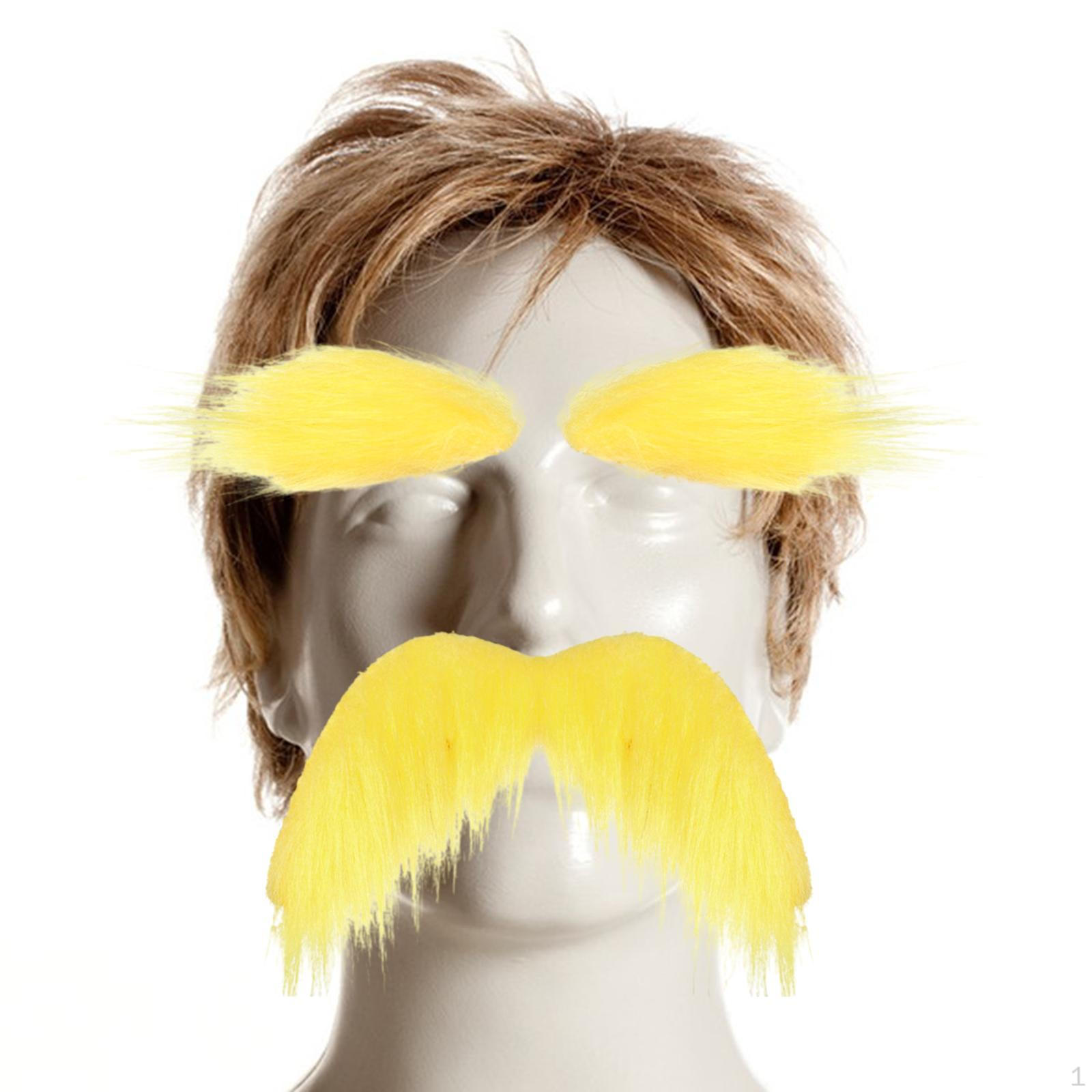 

Кастинг борода брови костюм аксессуары женщины мужчины сделай сам макияж для выступления yellow