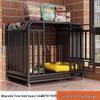 Large Pet Cage: Multi-Sized Dog & Cat Enclosure with Toilet Space