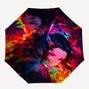 1pc Flaming Anime Characters Automatic Opening and Closing Umbrella - Suitable for Various Occasions, Outdoor Activities, Lightweight and Durable