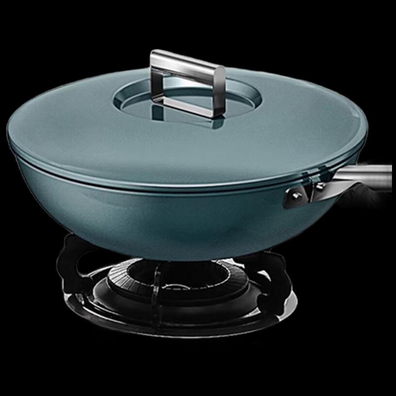 Deslon 0-Coating Titanium Non-Stick Wok 32cm