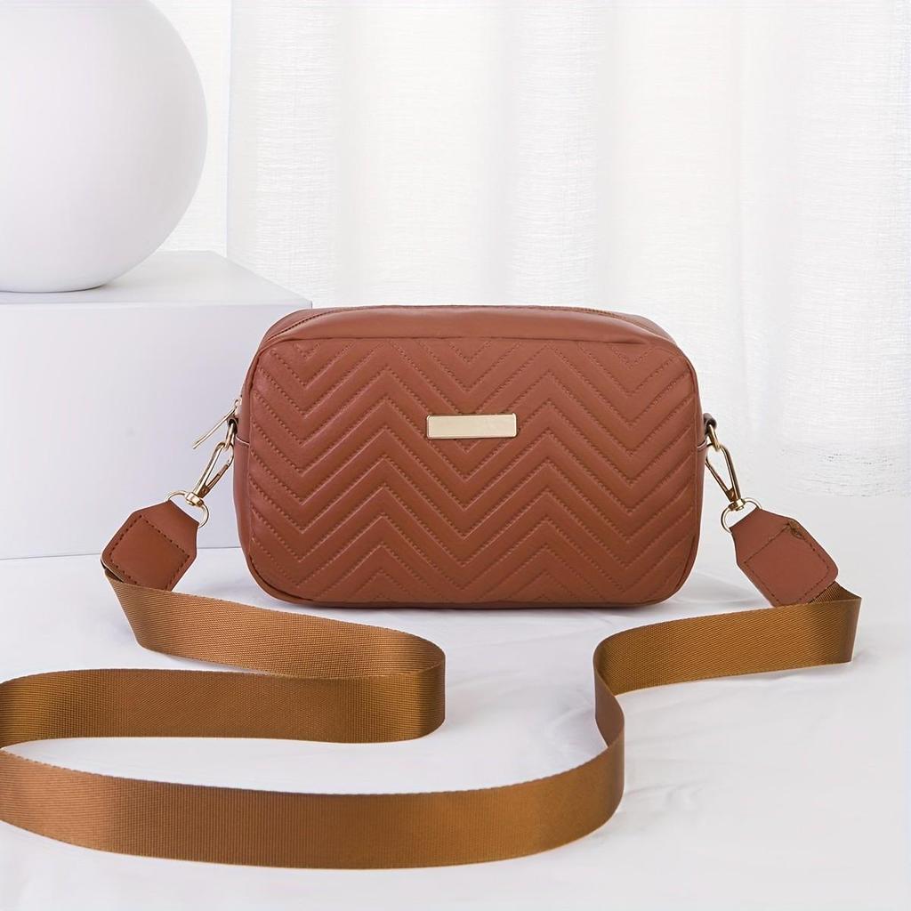 2024 Trendy Solid Color Embossed Sequin Shoulder Crossbody Bag for Women