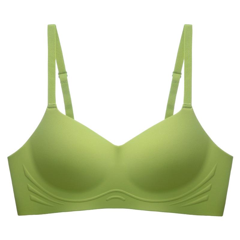 Women's Seamless Bra Thin Cup No Steel Ring One-piece Bra Women Gather Collect Bras