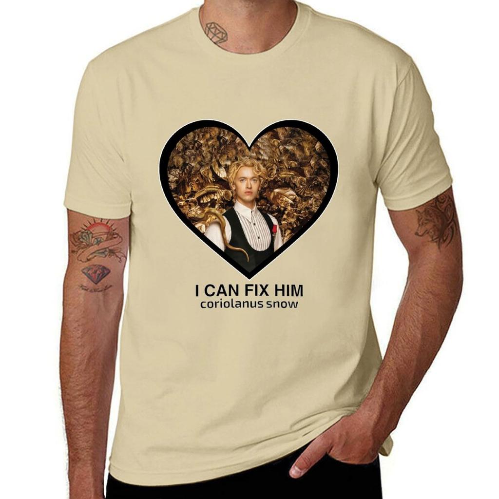 Coriolanus Snow I Can Fix Him Tshirt Sticker hunger games Tshirt Aesthetic clothing shirts graphic tees men clothings