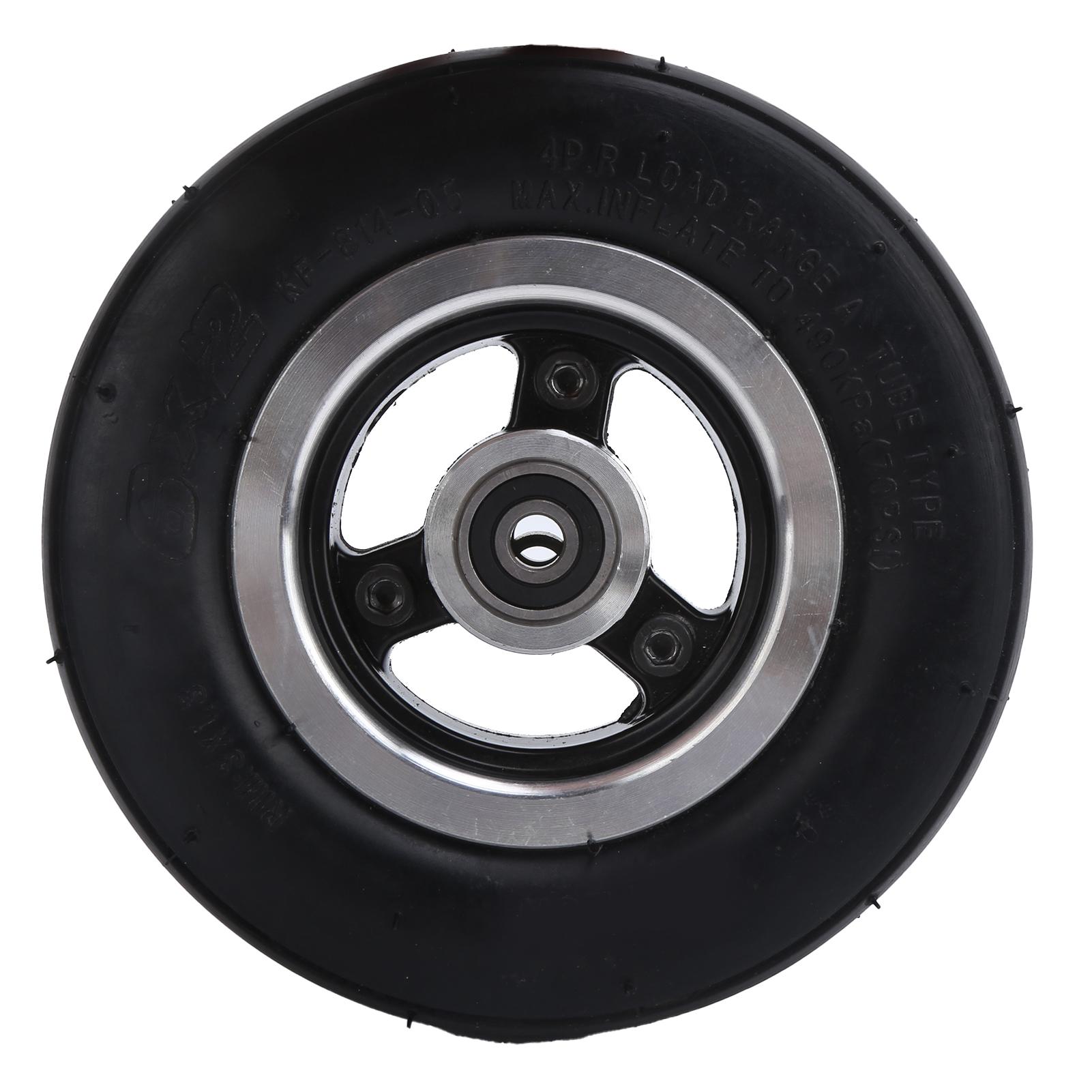Puluz 2 6 Inch Solid Tire 6 X 2 Wheel Rim And Tires Set With Alloy Rims For Electric Scooter Accessories