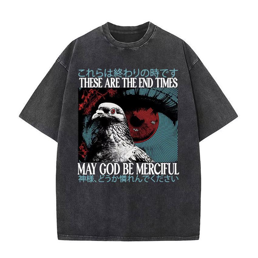 Japanese Crab Funny Meme T Shirt Tokyo Weird Streetwear Washed Vintage T Shirts Unisexs Women Casual Oversized Short Sleeve Tshirt