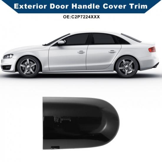 Exterior Door Handle Cover Trim for Jaguar XK 07-15, for Jaguar XF 09-15 Black
