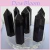 Elegant And Timeless 100% Natural Obsidian Black Quartz Crystal Stone Point Healing Hexagonal Wand
