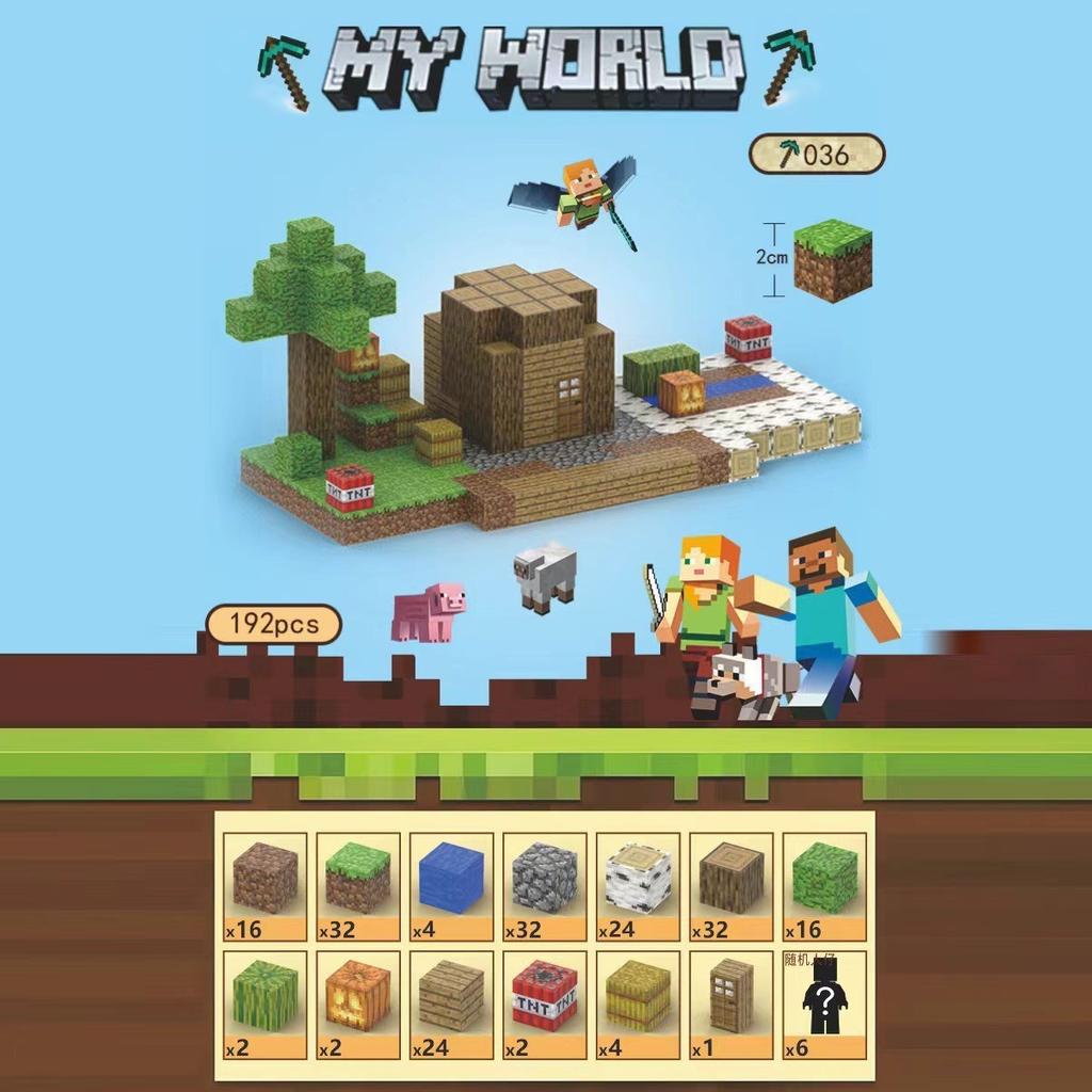 Magnetic World Building Blocks Village Chief House Magnetic Cube Set STEM Magnet Tiles for Kids