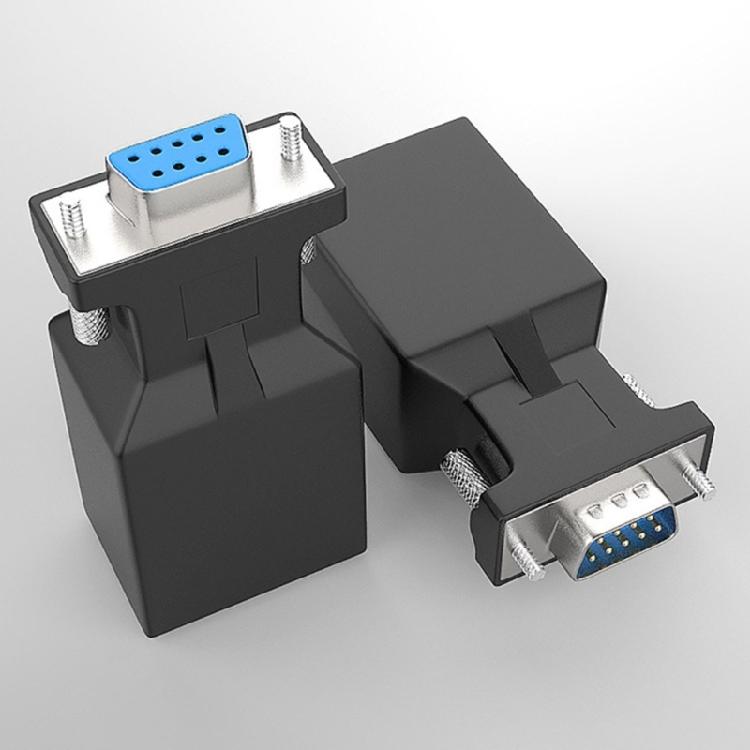 Industrial 9 To RJ45 Converters RS232 To RJ45 Ethernet Converters for Precise Machines and POS Equipment Pvc Housing