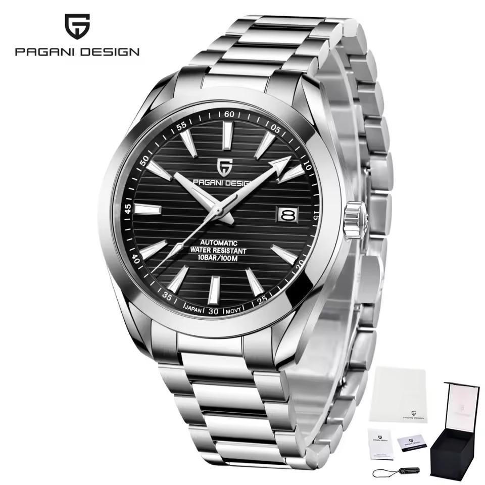 New PAGANI DESIGN 40MM Business Men Mechanical Watch Luxurys Sapphire Glass Automatic Watches 100M Waterproof Watch for Men