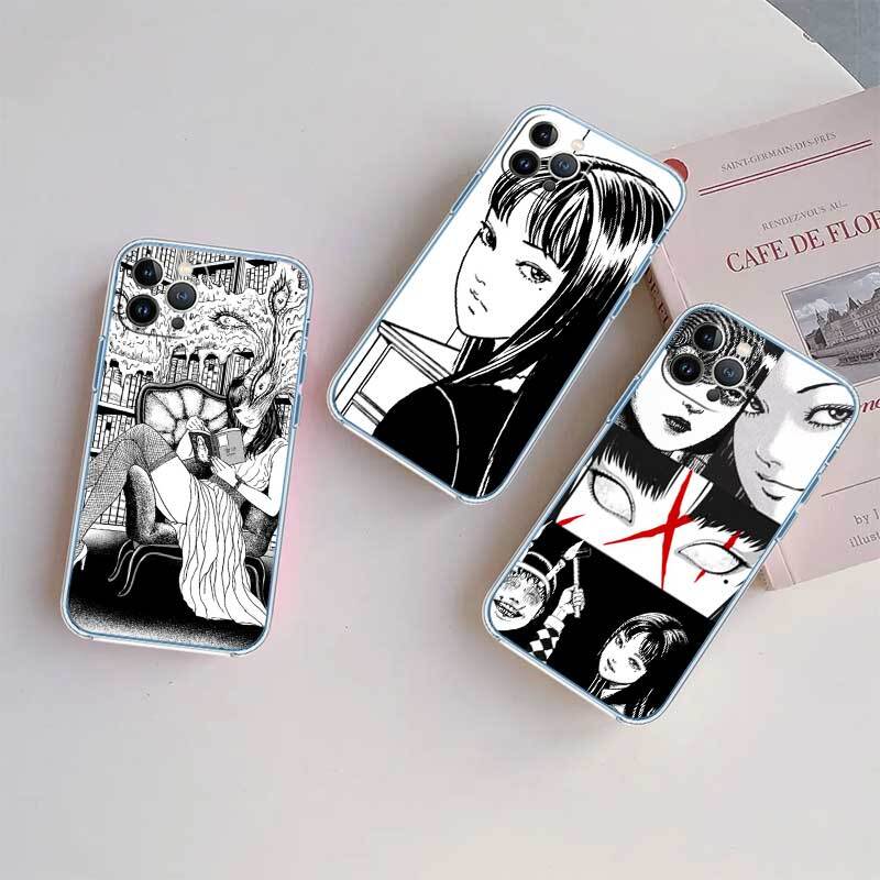 Junji Ito Tomie Phone Case for Motorola G14 G15 G24 G30 G31 G32 G34 G41 G42 G51 G52 G50 G60S G60 G62 G72 G71 G73 G84 G85 G200 E32
