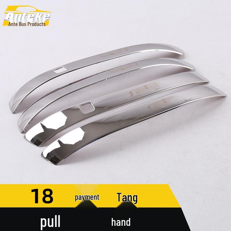 Tang Door Handle Bright Strip & Armrest Buckle Grip Decoration Sticker for 18 Models
