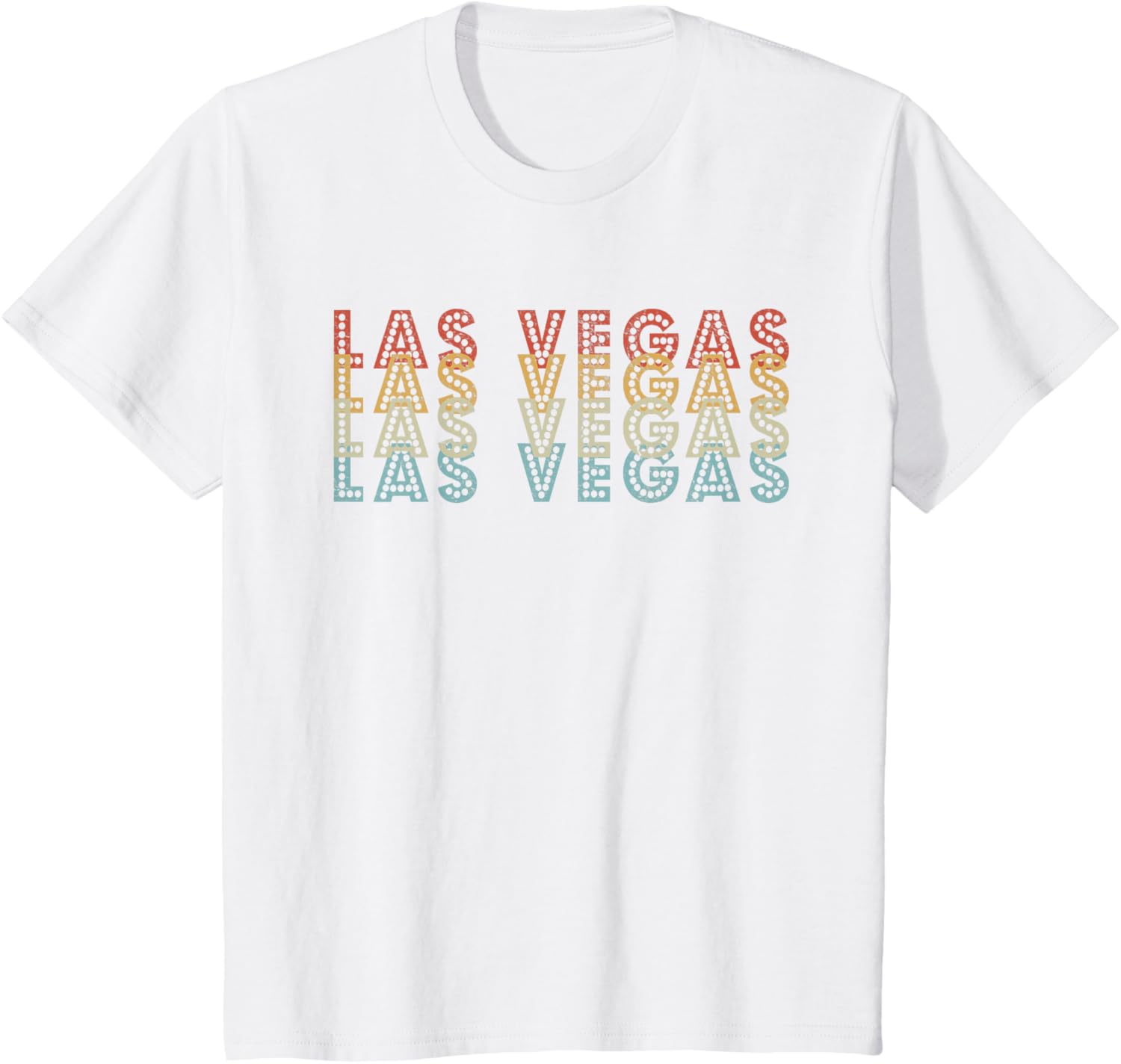 

Unisex Women Polyester Clothes Las Vegas Nevada Vintage Retro 70s 80s TShirt Souvenir Gift Graphic TShirts S