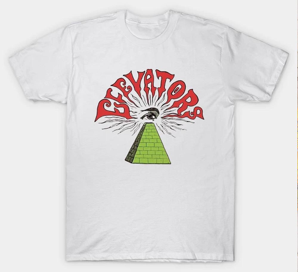 

HOT NEW The 13th Floor Elevators Band T-shirt White Unisex S-5Xl Unisex T-Shirt 5XL різнокольоровий