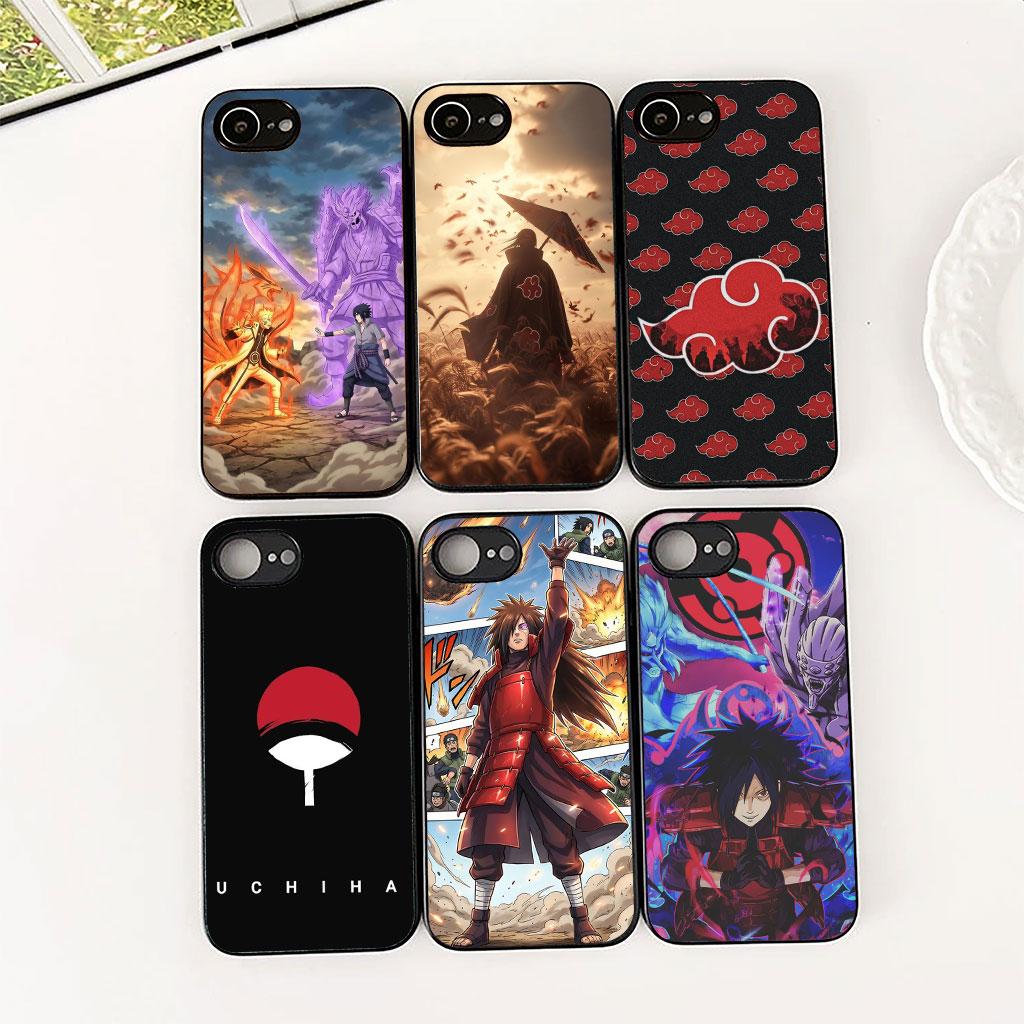 Phone Cover for Apple iPhone 17 Air 12 13 Pro Max Mini ProMax 7 + 8 Plus Case  Narutos Akatsuki Madaras Uchiha Sasuke Itachi