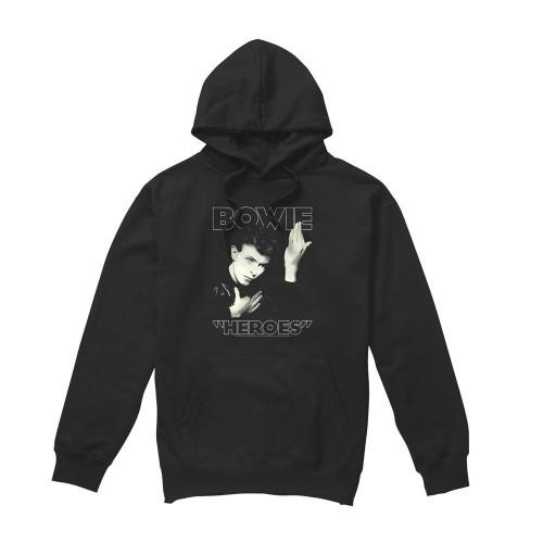 David Bowie Mens Heroes Cover Hoodie