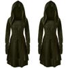 Medieval Renaissance Archer Hooded Lace Robe Pullover 