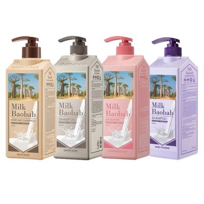 Milk Baobab Hair Treatment/ Shampoo 1L:White Soap Ivory Musk White Musk Baby Powder Damask Rose Flora Bouquet Lime and Basil Lavender Garden