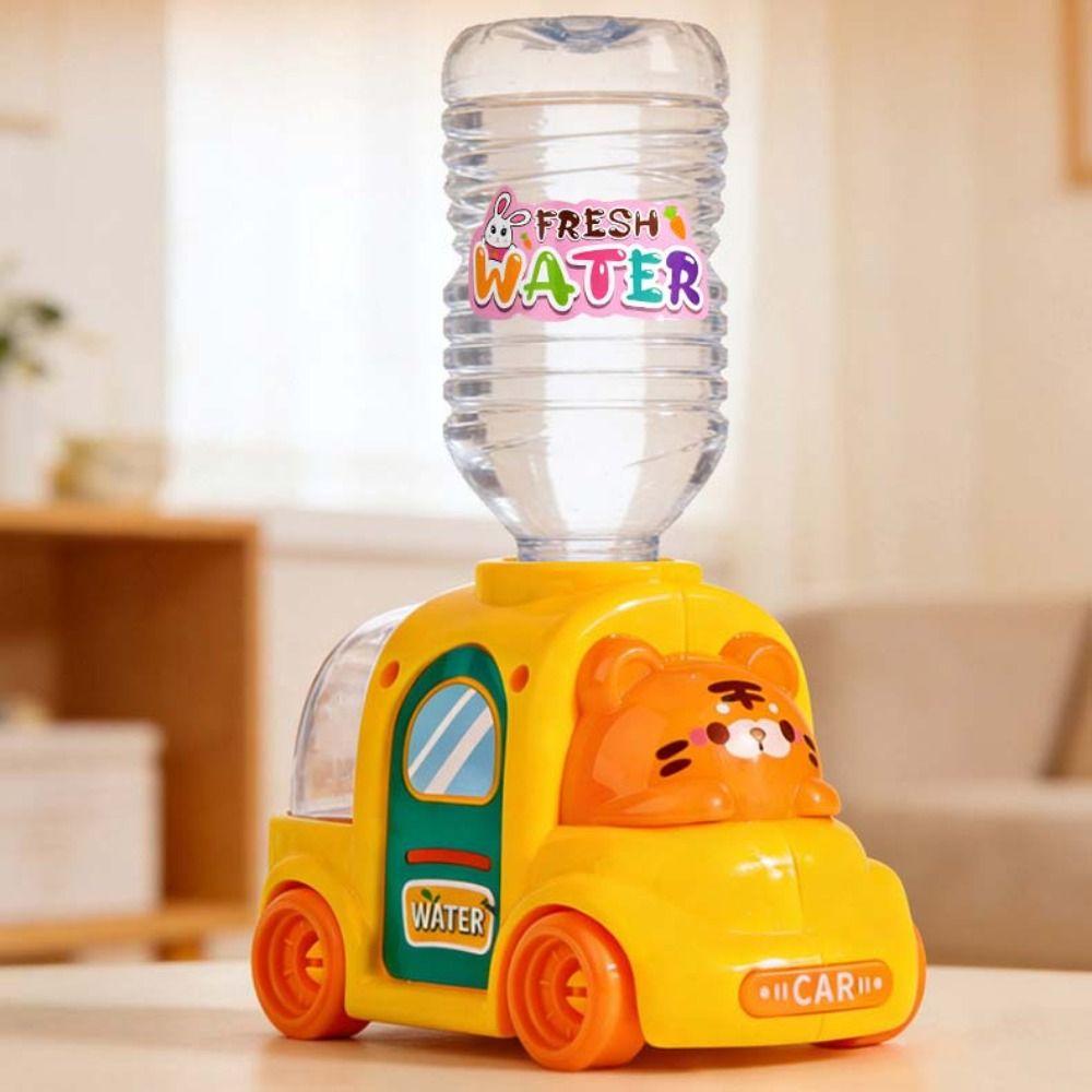 Cute Drinking Fountain Toy Dual Water Dispenser Simulation Kitchen Toys Indoor Play