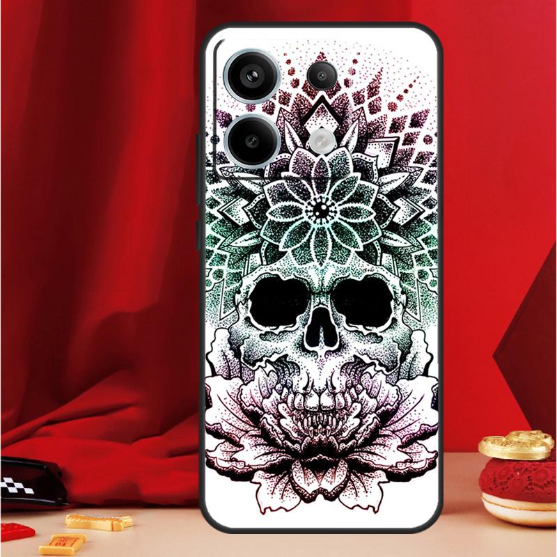 Mandala Pattern Case For Xiaomi Redmi Note 14 12 11 10 13 15 Pro Plus Redmi 15 13 10C 12C 13C 14C 15C Funda