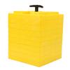 10 peças de blocos de nivelamento para campistas, almofadas antiderrapantes, design de blocos de nivelamento para serviços pesados com bolsa de armazenamento para
