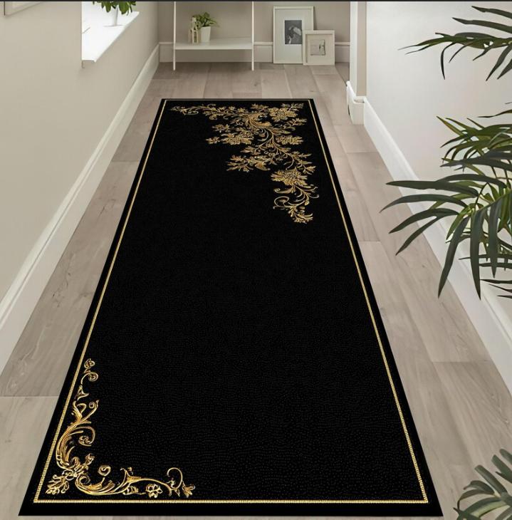 

Коврик-дорожка с рыбами кои для кухни, вдохновленный Японией, длинный напольный коврик, дизайн с красно-белыми карпами кои, моющийся коврик-дорожка для прихожей 40X120CM