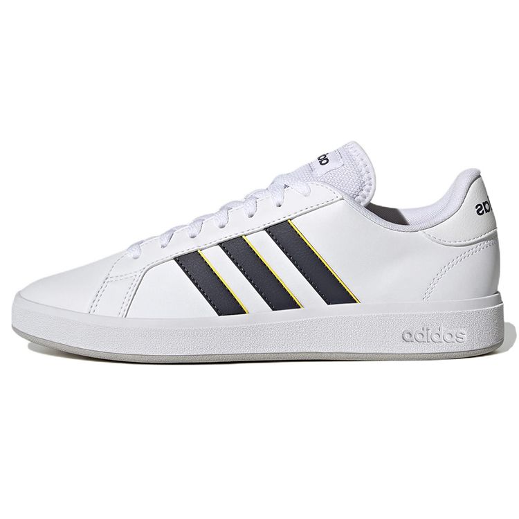 Adidas Neo Grand Court Base 2.0 Fashion Non-Slip Shock Absorbing Durable Low-Top Skate Shoes Men Sneakers Black White GW9255