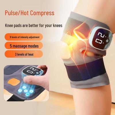 EMS Smart Adjustable Three-in-One Cross-Leg and Knee Massager with Full Leg Hot Compress and Electric Heating