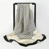 New 90cm Silk Scarf Women Print Hair Neck Square Office Ladies Shawl Bandanna Muslim Hijab Handkerchief Muffler Foulard Female
