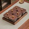 Walnut Wood Light Luxury Dried Fruit Platter Set