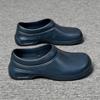 2025 Men's Work Slippers Summer Comfortable Breathable Sandals Chef Kitchen Protection Waterproof Oil-proof Work Shoes Unisex