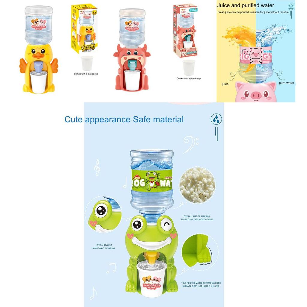 Adorable dispensador de agua en miniatura, juguete ideal como regalo para que los niños se diviertan jugando.